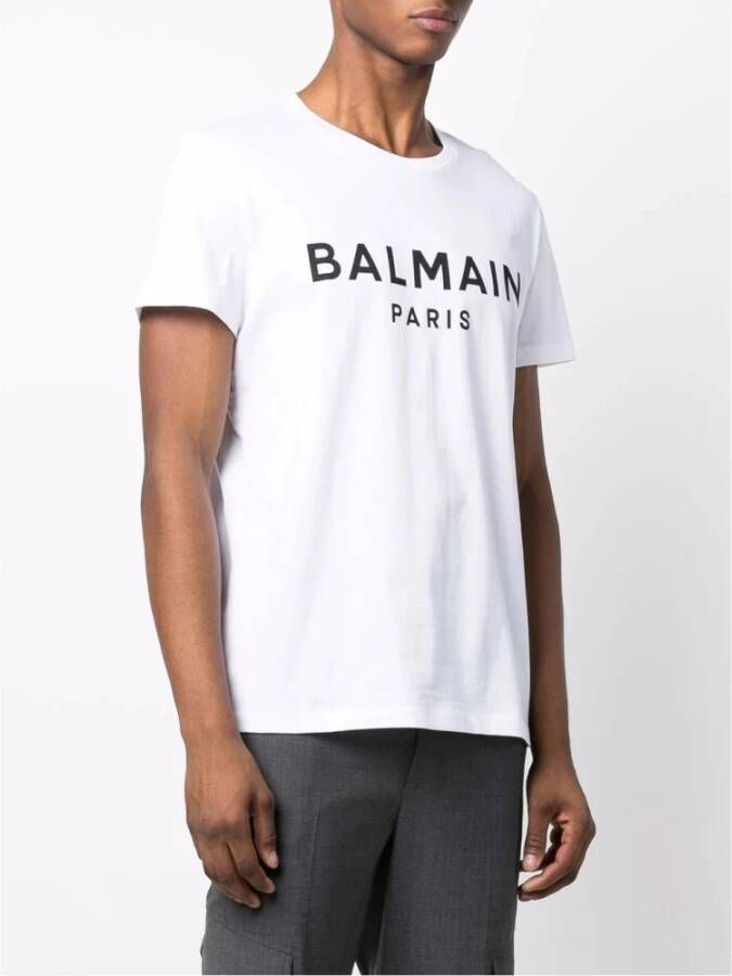 Balmain T-shirt met logoprint Wit - Foto 4
