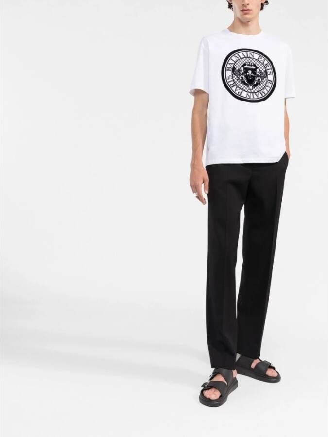 Balmain T-shirt Wit Heren