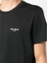 Balmain Zwart Logo-Print Biologisch Katoenen T-shirt Black Heren - Thumbnail 5