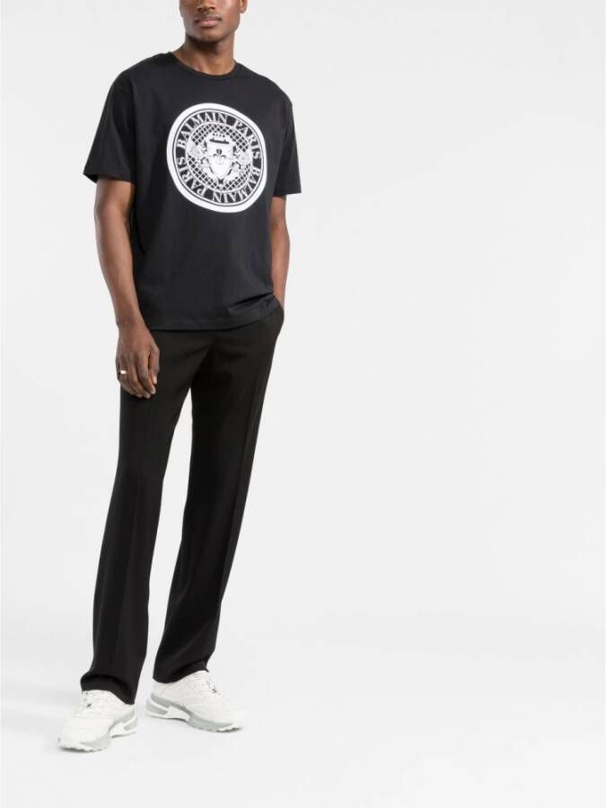 Balmain T-Shirts Zwart Heren