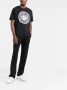 Balmain Katoenen Velvet Logo T-Shirt Klassiek Zwart Black Heren - Thumbnail 2