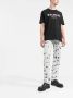 Balmain Biologisch katoenen T-shirt met wit logo print Black Heren - Thumbnail 2