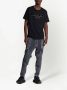 Balmain Crewneck Oversized T-shirt with Velvet Logo Black Zwart Heren - Thumbnail 3