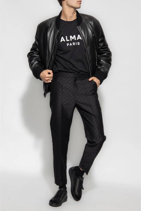 Balmain T-Shirts Zwart Heren