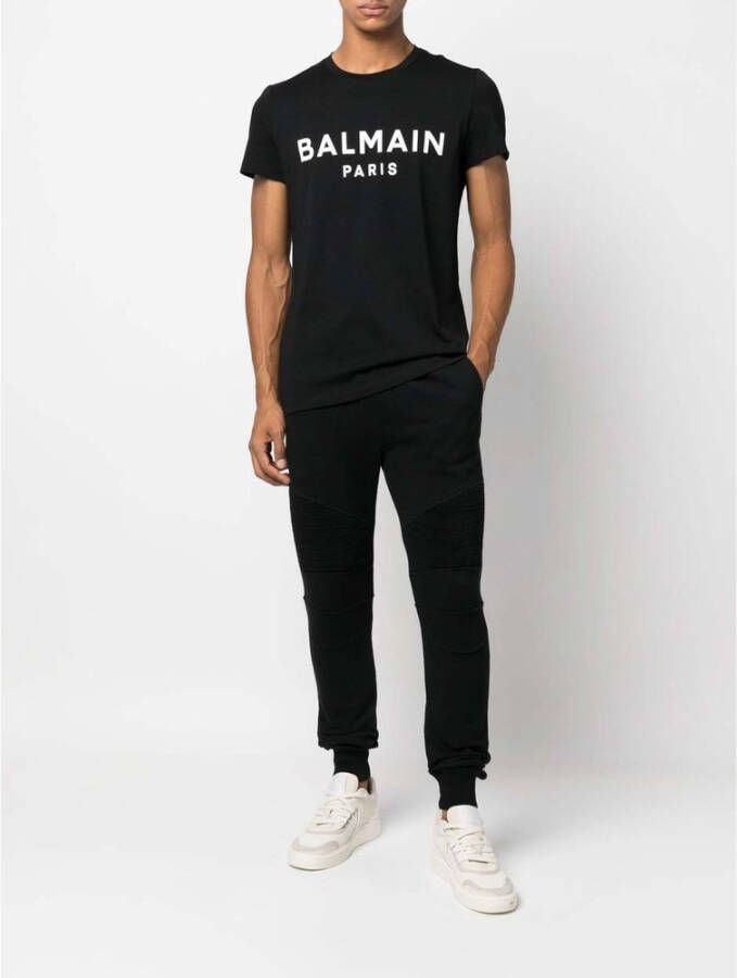 Balmain T-Shirts Zwart Heren