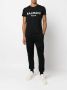 Balmain Ecologisch ontworpen katoenen T-shirt met Paris logo print Black Heren - Thumbnail 4