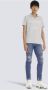 Balmain Tapered gescheurde blauwe katoenen jeans Blauw Heren - Thumbnail 2