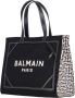 Balmain B-Army canvas shopper Zwart - Thumbnail 5