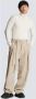 Balmain Loose-fitting linen trousers Beige Heren - Thumbnail 2