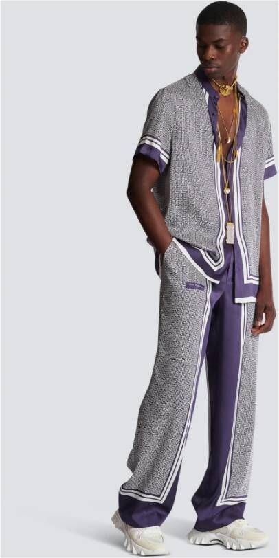 Balmain Straight broek Paars - Foto 5