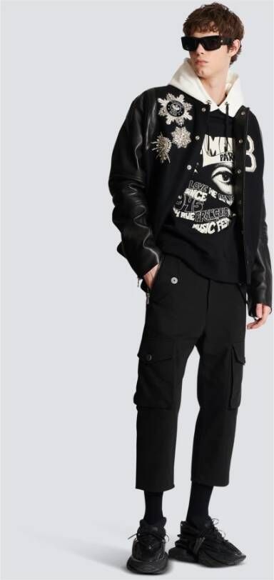 Balmain Pantalon cargo Zwart Heren