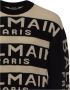 Balmain Sweater embroidered with Paris logo Zwart Heren - Thumbnail 3