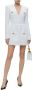 Balmain Robe courte en tweed Wit Dames - Thumbnail 5