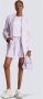 Balmain Uitlopende crepe shorts Purple Dames - Thumbnail 3