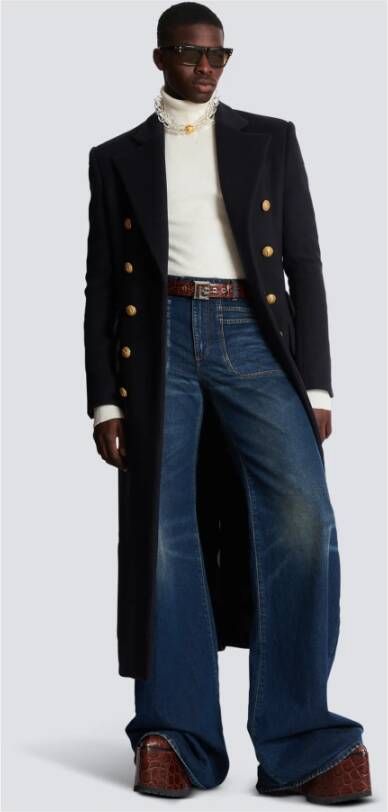 Balmain Jeans met wijde pijpen Blauw - Foto 2