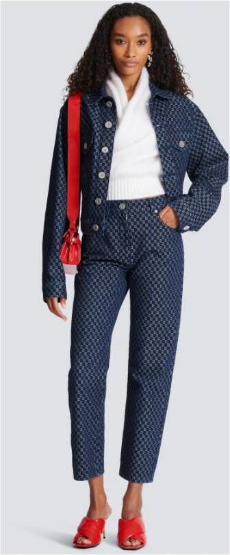 Balmain V-neck Knitwear Wit Dames
