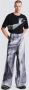 Balmain Losvallende jeans met statue print Gray Heren - Thumbnail 2