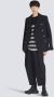 Balmain Wool pea coat with double-breasted silver-tone buttoned fastening Zwart Heren - Thumbnail 6