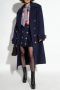 Balmain Oversized jas met kruislings knoopsluiting Blauw Dames - Thumbnail 2