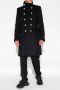 Balmain Militaire stijl middellange jas Black Heren - Thumbnail 2
