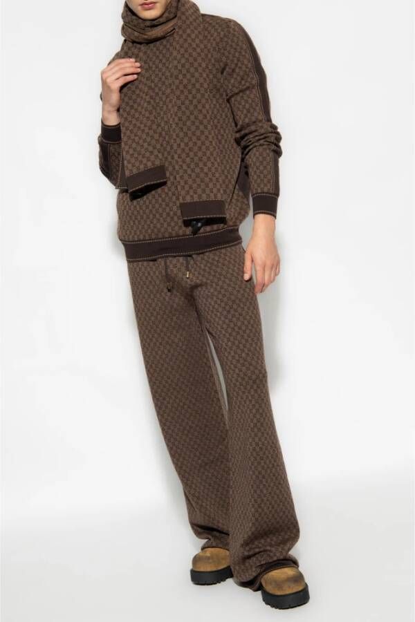 Balmain Wollen trui Bruin Heren