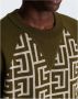 Balmain Wollen trui met monogram Green Heren - Thumbnail 8