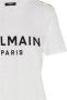 Balmain Organisch Katoenen Logo T-Shirt Wit Dames - Thumbnail 2