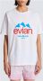 Balmain x Evian Logo T-shirt White Heren - Thumbnail 2