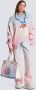 Balmain x Evian denim jeans Roze - Thumbnail 6