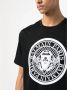 Balmain Katoenen Velvet Logo T-Shirt Klassiek Zwart Black Heren - Thumbnail 5
