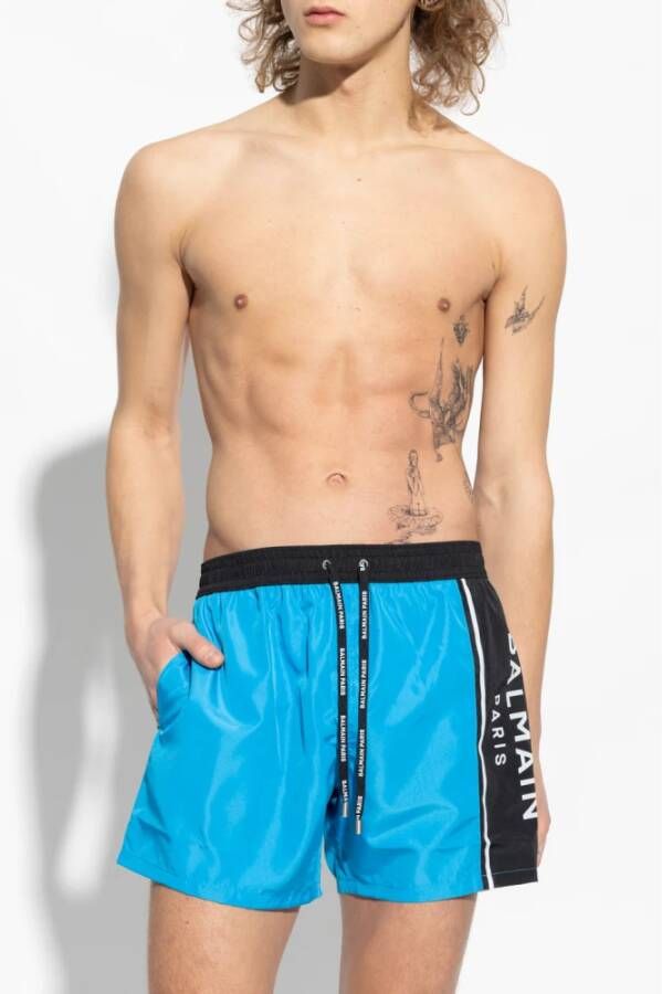 Balmain Strandkleding Blauw Heren