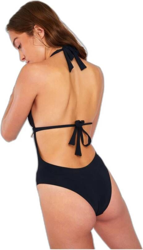 banana moon Dames zwempak uit 1 stuk Shellina Black Zwart Dames