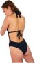 Banana moon Dames zwempak uit 1 stuk Shellina Black Zwart Dames - Thumbnail 2