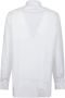 Barba Napoli Witte Hals Shirt White Heren - Thumbnail 2