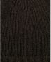 Barbour Groene Geribbelde Katoenen Beanie met Logodetail Black Heren - Thumbnail 2