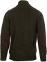 Barbour Sweater Zip Vest Lamswol Donkergroen - Thumbnail 3