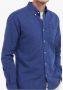 Barbour Nelson Tailored Linnen Overhemd Blauw Heren - Thumbnail 2