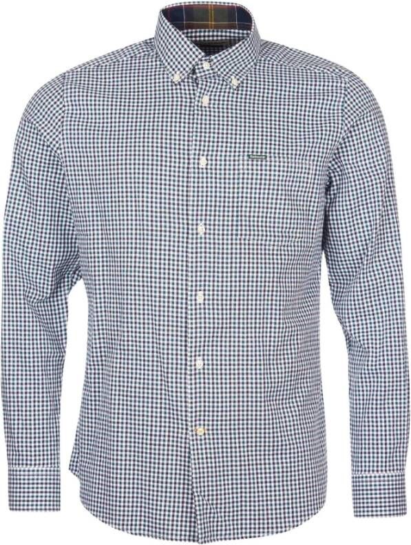 Barbour Casual Shirts Blauw Heren