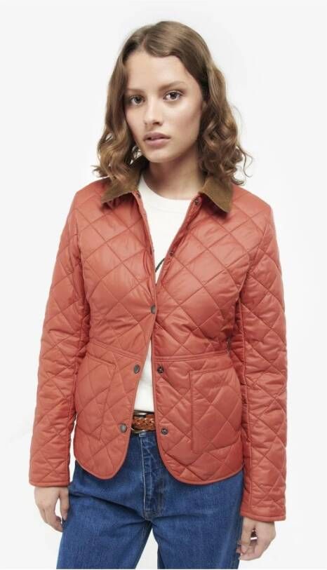 Barbour Coats Rood Dames