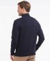 Barbour Essential Lambswool Half Zip Navy Sweater Blue Heren - Thumbnail 3
