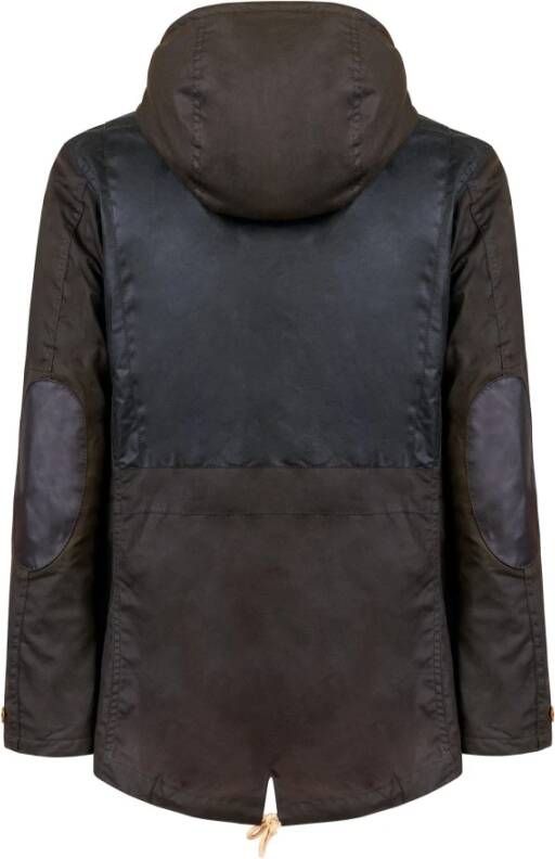 Barbour Game Parka Wax Jas Olijf Brown Heren