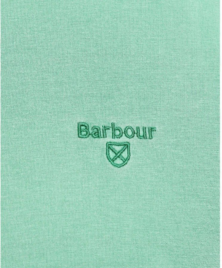 Barbour Stijlvolle Garment Dyed Tee Groen Heren