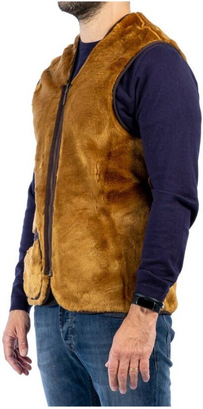 Barbour Klassiek Gilet Stijl ID: Mli0004Br31 Geel Heren