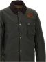 Barbour Steve McQueen International Workers Wax Jas Green Heren - Thumbnail 2