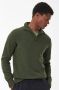 Barbour Groene lamswollen trui met opstaande kraag Green Heren - Thumbnail 2
