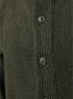 Barbour Chunky Lambswool Sweater met Alcantara Elleboog Patches Green Heren - Thumbnail 4