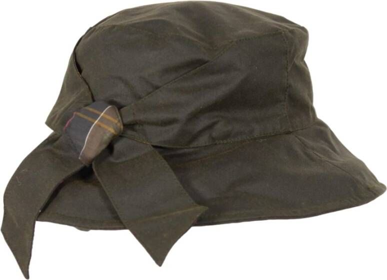 Barbour Opvouwbare katoenen hoed met landelijke inspiratie Groen Heren