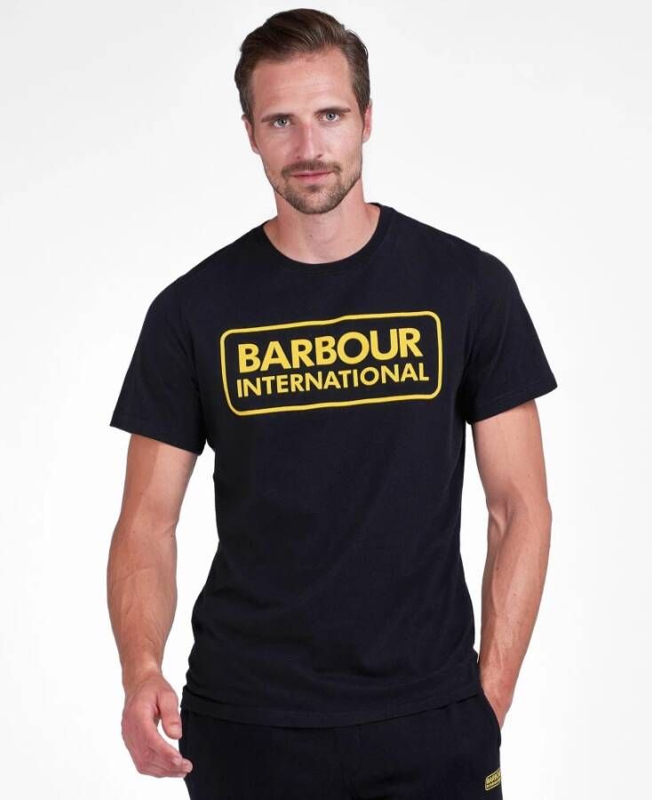 Barbour Iconisch Motorstijl T-Shirt Black Heren