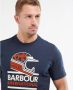 Barbour Legendarische Duke T-Shirt Blauw Heren - Thumbnail 2