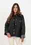 Barbour Gewaxte katoenen jas met oversized kraag Groen Dames - Thumbnail 2